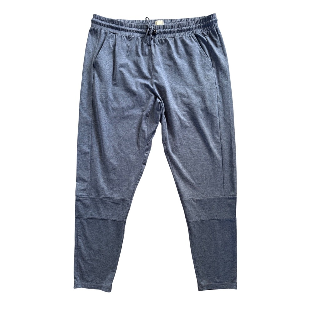 Swet Tailor Mens‎ XXL Blue Heather Stretch Joggers Athletic Training Pants
